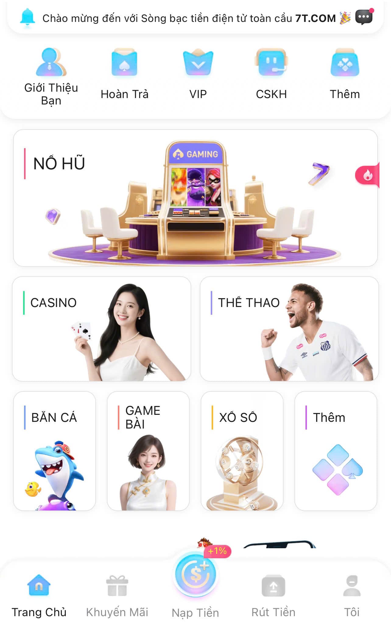 App Nhà cái 7t7707